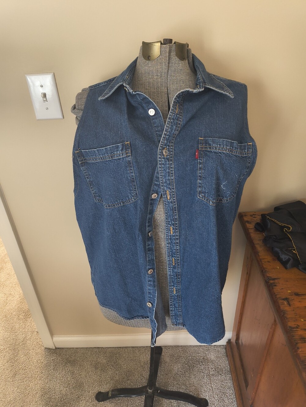4 Vest Lot Vintage Layers